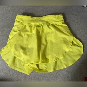 Lululemon Lichen lime Fast and free reflective high rise shorts, 3 inch
